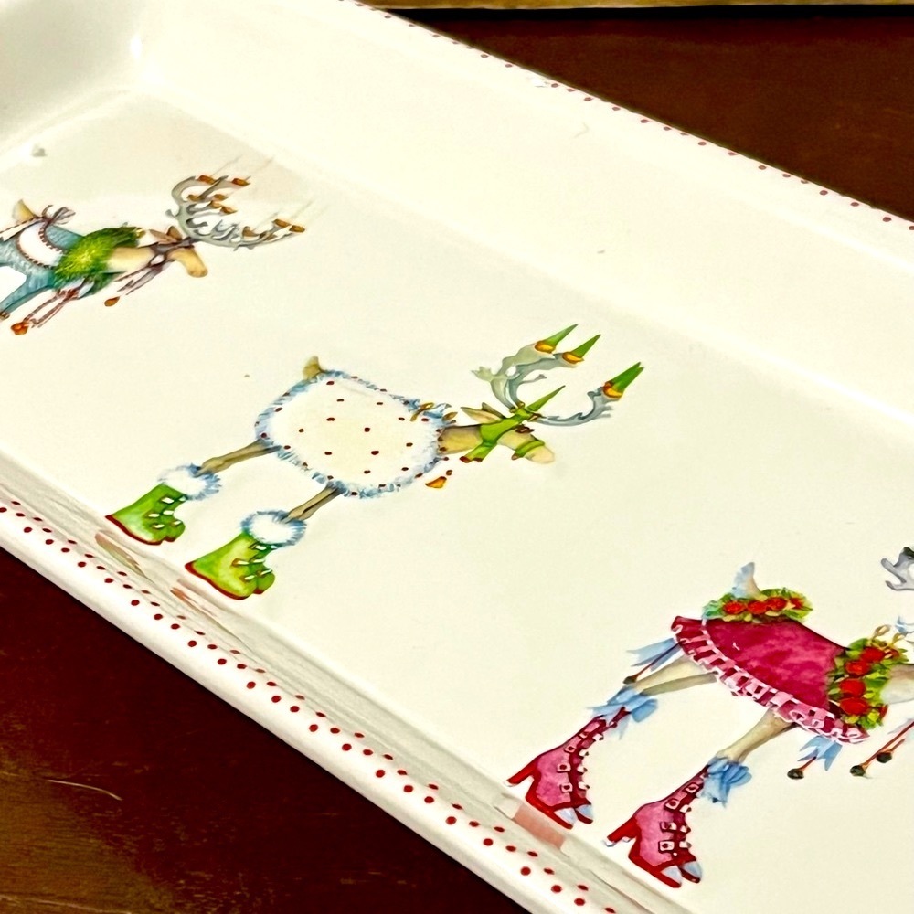 Krinkles by Patience Brewster Platter. Original MacKenzie-Childs.